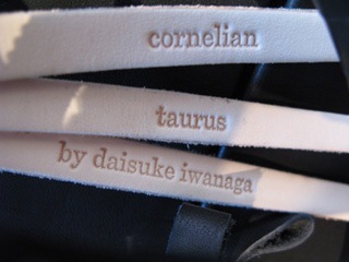 New Brand「cornelian taurus by daisuke iwanaga」